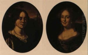 Portraits Of Maria And Agatha Van Heemskerck by Jan Van Mieris