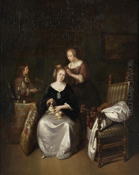 A Lady At Her Toilette - view 1