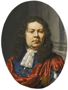 Portrait Of Willem Cornelisz. Backer, Bust-length by Willem Van Mieris Leiden