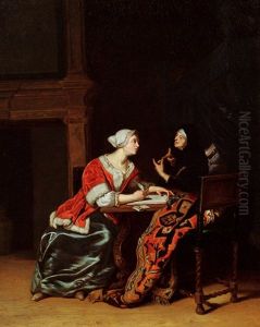 Der Diktierte Brief by Willem Van Mieris Leiden