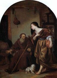 La Femme De Jeroboam Et Le Prophete Ahijah