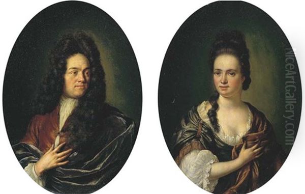 Portrait D'homme (+ Portrait De Femme; Pair) - view 1
