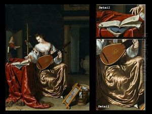 Die Lautenspielerin by Willem Van Mieris Leiden