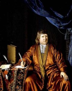 Bildnis Des Jakob Baron Van Wassenaar Van Duivenvoorde Im Hausrock In Seinem Arbeitszimmer by Willem Van Mieris Leiden