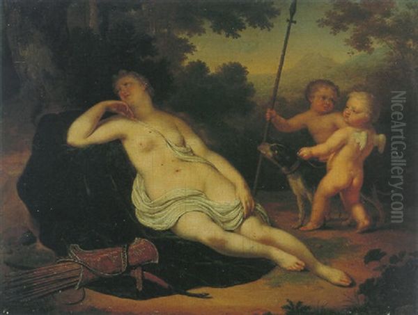 Diana Resting In A Landscape - view 1