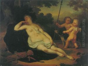 Diana Resting In A Landscape