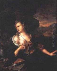 Vanite Sous Les Traits De Marie-madeleine Le Sein Denude by Willem Van Mieris Leiden