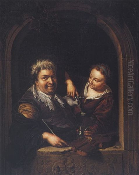 The Merry Violinist - view 1