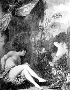 A Sleeping Nymph With A Man Surprised By A Satyr by Willem Van Mieris Leiden