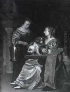 Les Chiens Favoris by Willem Van Mieris Leiden