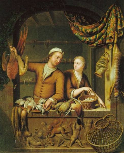 The Poultry Sellers - view 1