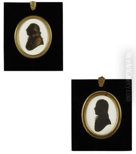 Silhouette Of A Gentleman (+ 2 Others; 3 Works) by John Miers