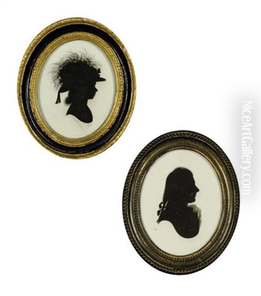 Silhouette Of A Woman In A Hat (+ 3 Others; 4 Works) - view 1