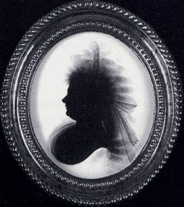 A Lady Her Hair A La Conseilleur, Adorned With A Striped Hoop And Muslin Bow A Lady Her Hair A La Conseilleur, Adorned With A Striped Hoop And Muslin Bow