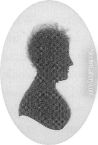 A Lady, Profile To The Right, Wearing Bonnet Tied Under Her Chin A Lady, Profile To The Right, Wearing Bonnet Tied Under Her Chin