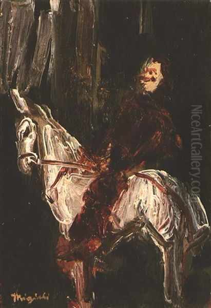 White Horse And Clown - view 1