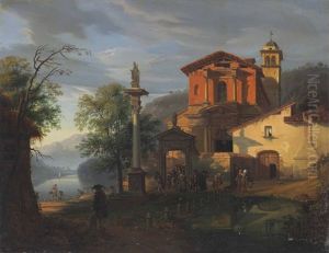 Luscita Dalla Messa by Giovanni Migliara