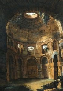 L'interieur Du Pantheon by Giovanni Migliara