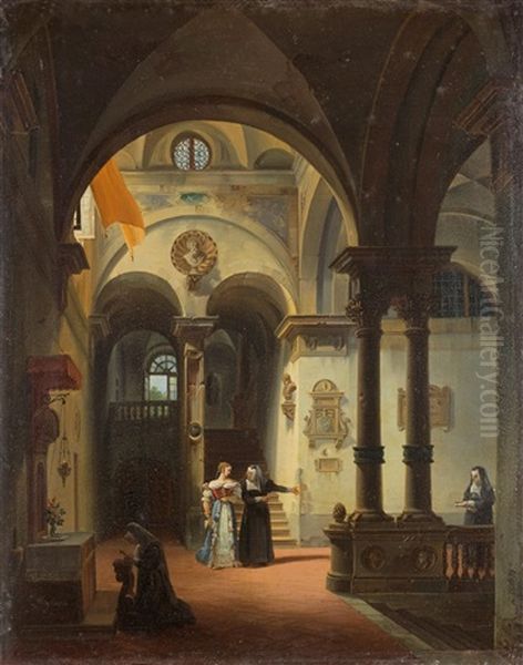Interno Di Chiesa (o Il Ritiro Della Duchessa La Valliere) - view 1