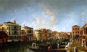 Vue De Venise: Le Grand Canal by Giovanni Migliara