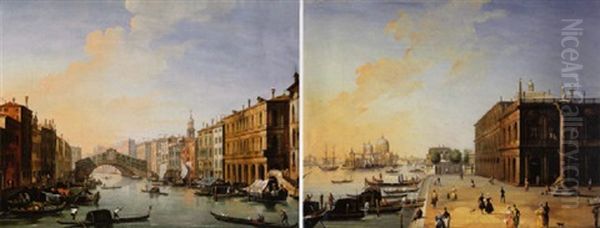Le Grand Canal Avec Le Pont Du Rialto - view 1