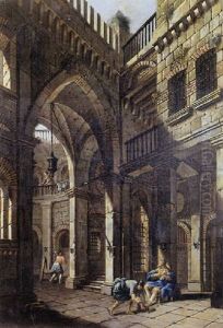 Interieur De Palais by Giovanni Migliara