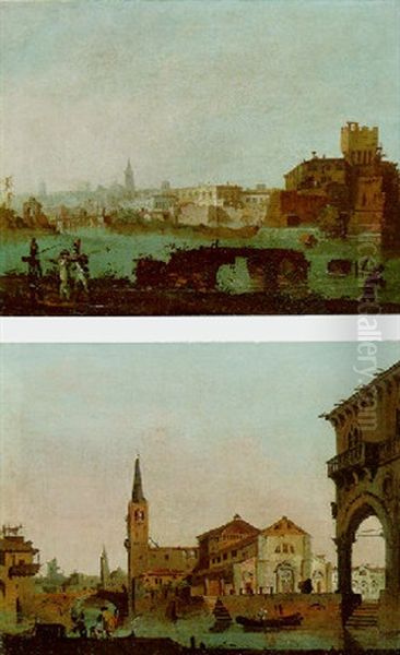 Cappriccio Of Town In The Veneto - view 1