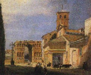 San Giorgio In Velabro by Giovanni Migliara
