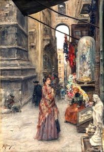 Via San Gregorio Armeno by Vincenzo Migliaro