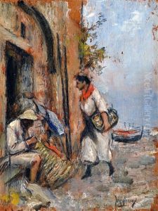 Paesaggio Con Figure Paesaggio Con Figure