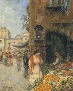 Napoli, Al Mercato by Vincenzo Migliaro