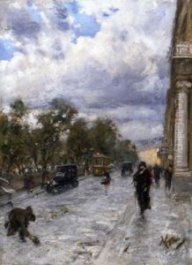 Giornata Di Vento In Citta