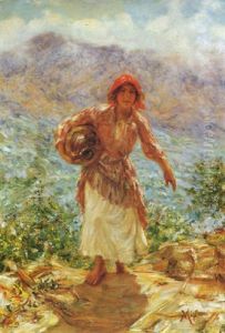Donna Verso La Fonte