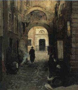 Vicolo A Napoli by Vincenzo Migliaro