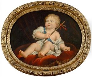 Portrait Du Duc De Berry Enfant by Pierre Mignard