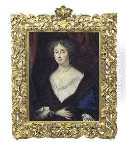 Ritratto Di Gentildonna Con Filo Di Perle by Pierre Mignard