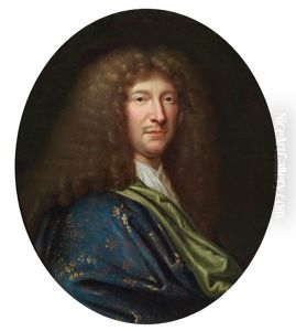 Bildnis Eines Herrn, Nach Der Tradition Handelt Es Sich Um Den Dichter Moliere by Pierre Mignard