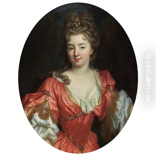 Portrait Of A Lady, Said To Be Comtesse De Valeroy - view 1