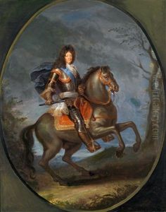 Reiterbildnis Konig Ludwigs Xiv. Von Frankreich by Pierre Mignard