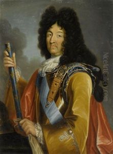 Portrait Des Franzosischen Konigs Louis Xiv