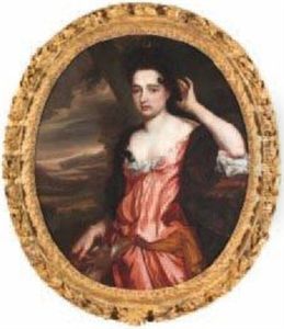 Portrait Presume De Madame De Grignan (fille De Madame De Sevigne) En Diane Chasseresse by Pierre Mignard
