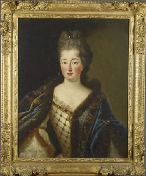 Portrait De Femme Au Manteau Bleu - view 1