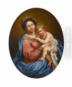 The Madonna And Child by Pierre Mignard