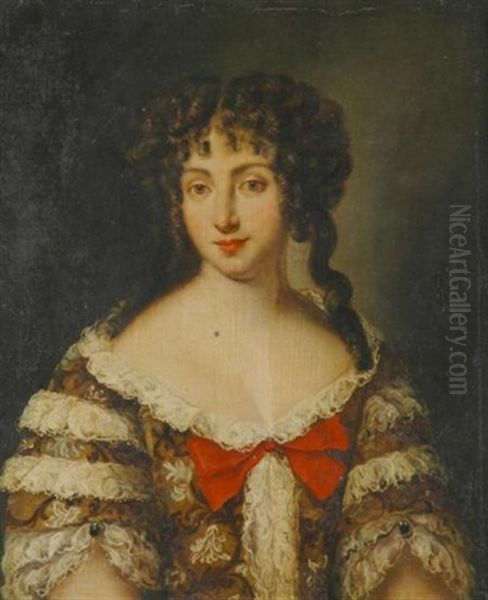 Portrait Of A Lady With Curled Locks - view 1