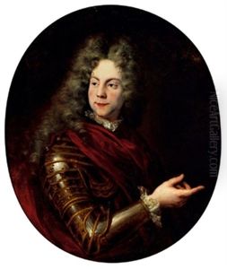 Bildnis Des Franzosischen Generals Und Marechal De France Nicolas De Catinat(?) by Pierre Mignard