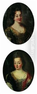 Portrait De La Duchesse Du Maine(?) (+ Portrait De La Duchesse De Bourgogne(?); Pair)