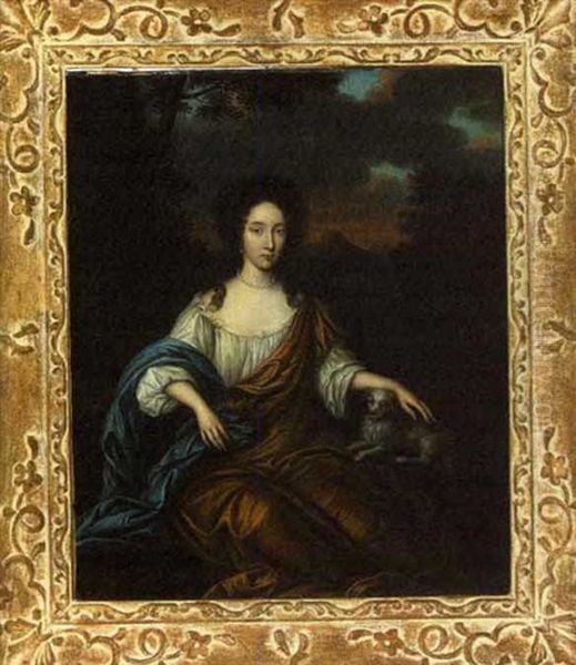 Portrait Of A Seated Noblewoman With A Riviere Of Pearls - view 1