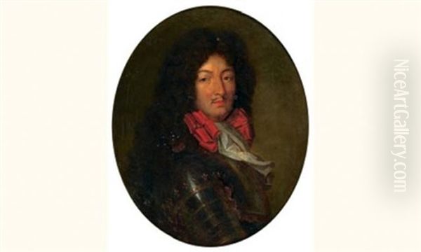 Portrait De Louis Xiv En Armure - view 1