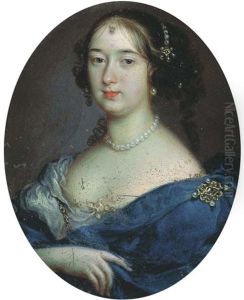Portrait De Femme En Buste by Pierre Mignard