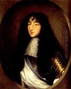 Portrait De Monsieur, Frere Du Roi, En Buste Et Armure by Pierre Mignard